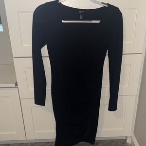Free Press Black Long Sleeve Dress
